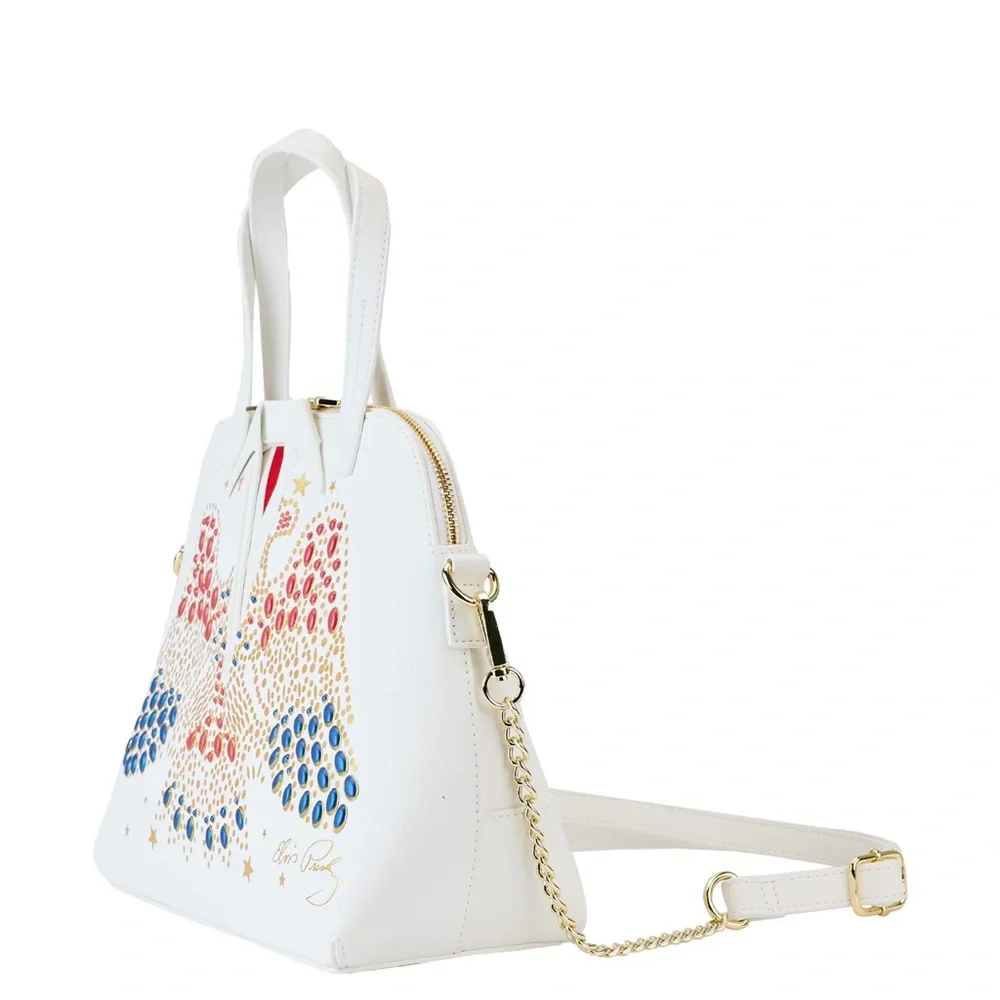 Loungefly Elvis Presley Aloha Jumpsuit Cosplay Crossbody Bag